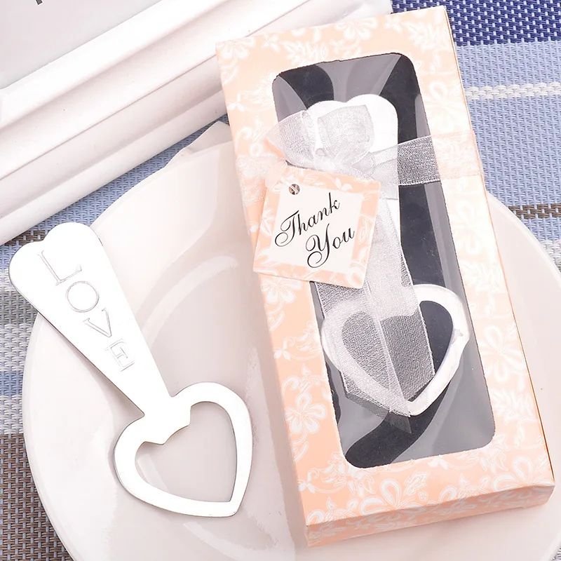 Creative Bottle Opener for Wedding Gifts Heart-shaped Bottle Opener Wedding Favor Personalized Wedding Party Gifts Party Favors