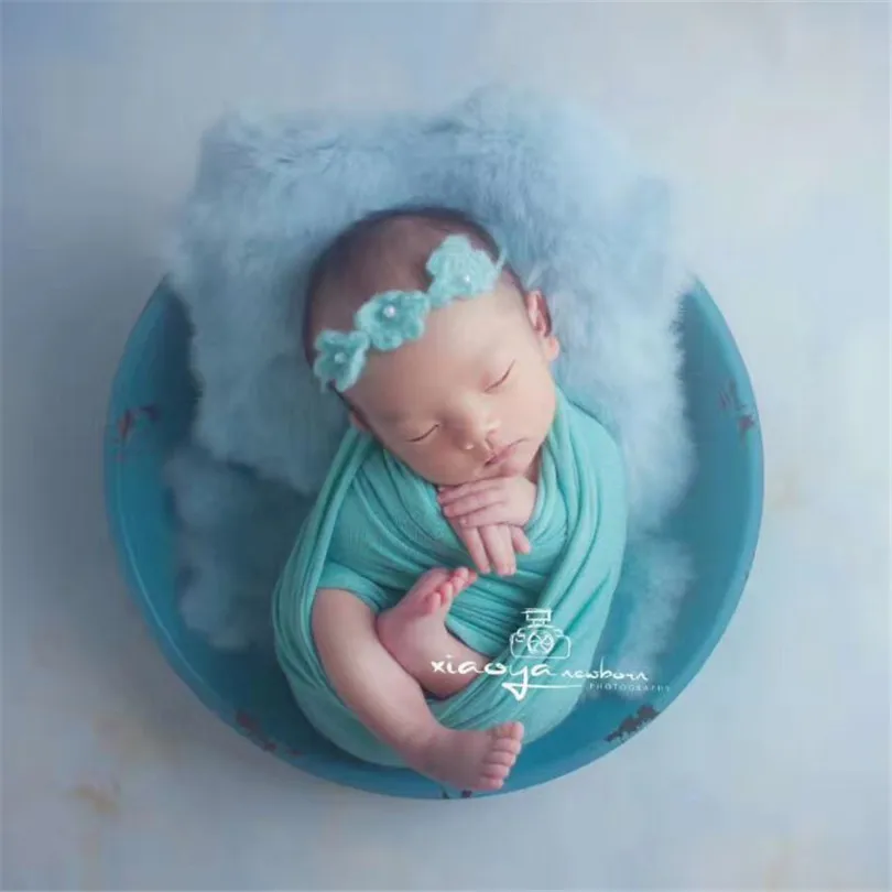 Vintage Newborn Photography Wooden Bowl Rustic baby wood Bowl Newborn photo basket