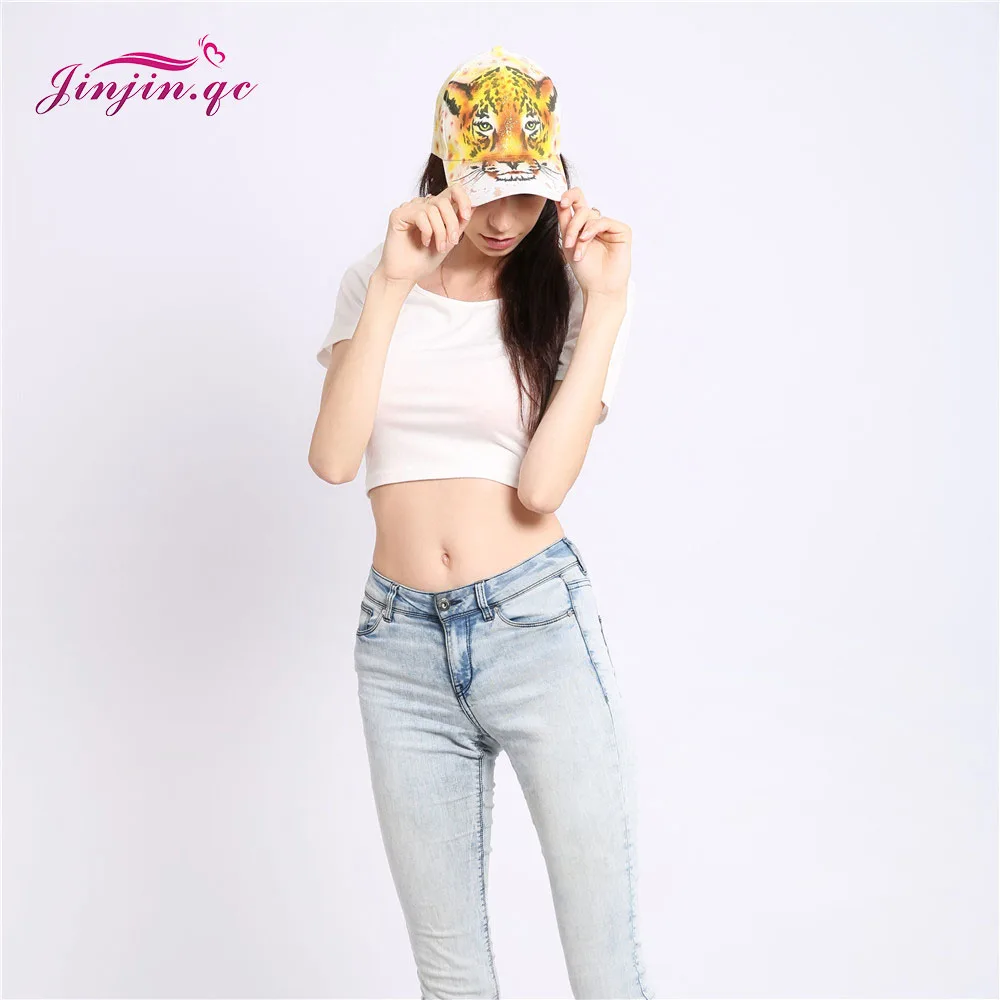 

Jinjin.QC Eagle Baseball Caps Women Hats and Caps Cotton Flamingo Hat Yellow Cheetah Head Hand Paint Unisex Hip Hop Cap