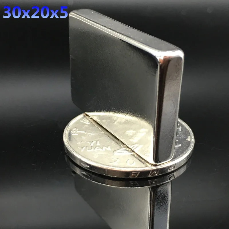 

10pcs Neodymium magnet Rare Earth Strong block permanent fridge Electromagnet NdFeB nickle magnetic square