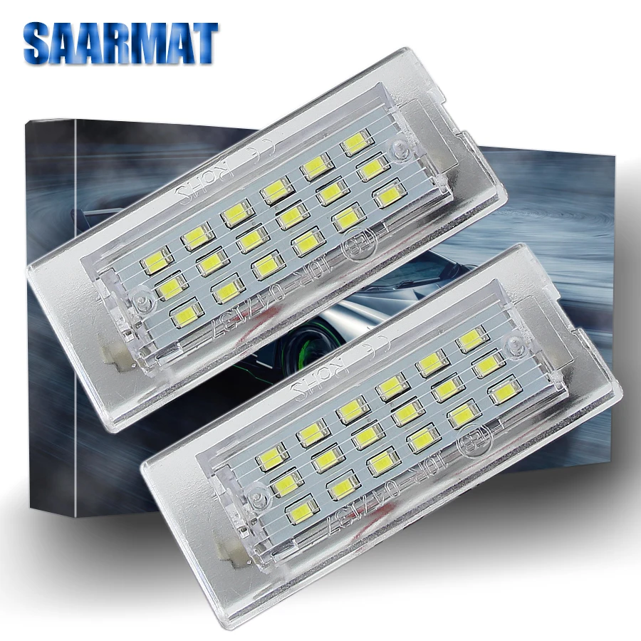 

Pair CanBus LED License Plate Lights For BMW Number Lights X5 E53(1999-2006) ; X3 E83(2003-2010)