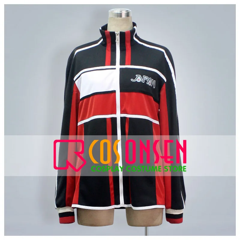 

COSPLAYONSEN Prince of Tennis U-17 Black Jersey Cosplay Costume Coat Only