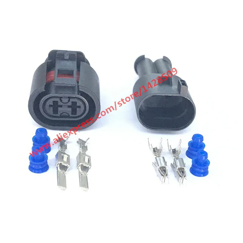 1 Set 2 Pin Auto Sealed Plug Waterproof Sensor Connector For VW Audi 6N0 927 997 ( 357 973 202 ) 357973332 ( 357 973 332 )