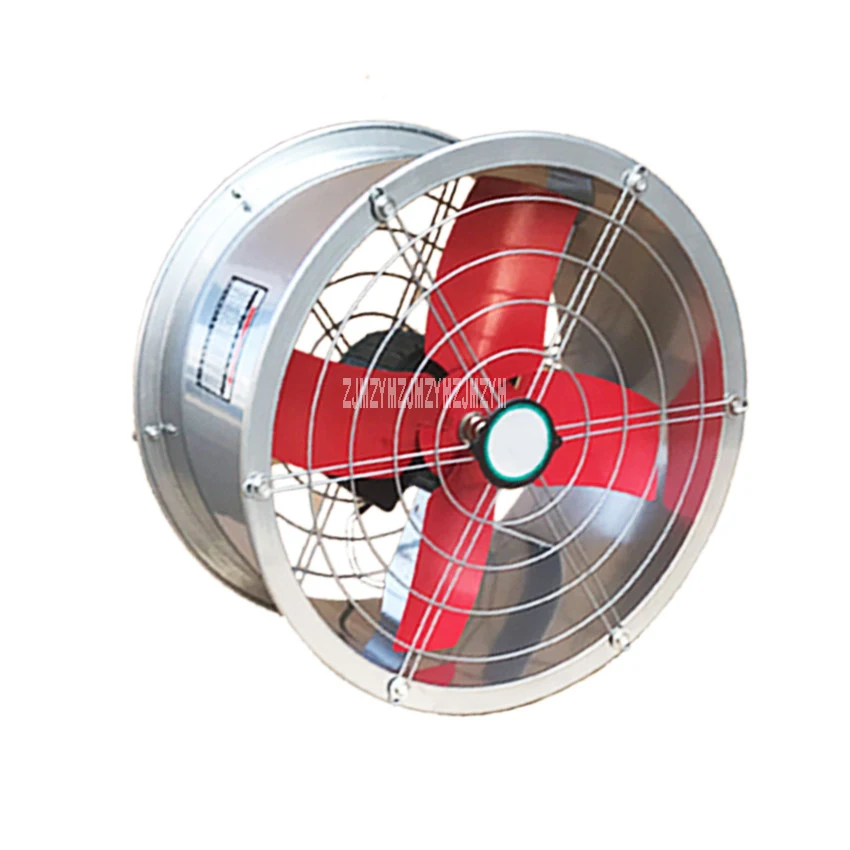 Extractor de aire de 180W para cocina y baño, ventilador pequeño con cilindro de escape de 14 pulgadas, 220V, W