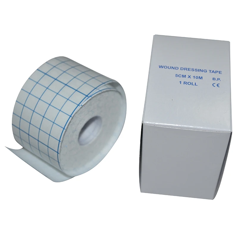 5cm x 10m  2rolls/lot  fixer pflaster fixomull stretch Hypoallergenic nonwoven adhesive wound dressing fixation tape bandage