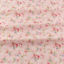 Rosa Stampato Floreale Progetta la Decorazione Mestieri del Tessuto Da Cucire 100% Cotone Patchwork Quilting Tessili Per La Casa Biancheria Da Letto di Scrapbooking