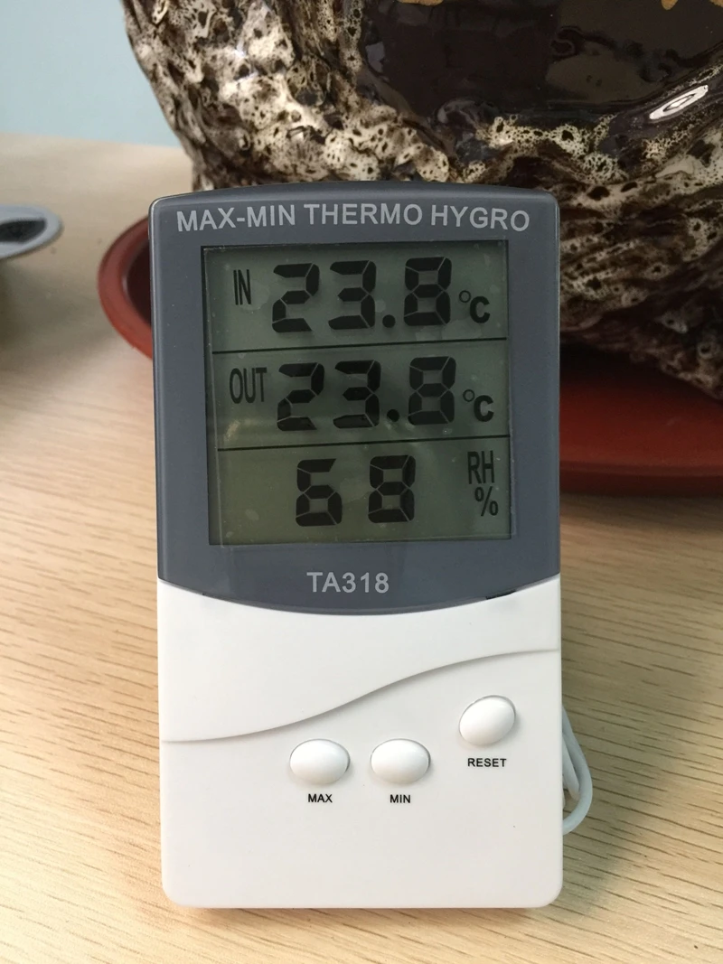 Digital LCD Indoor/Outdoor Thermometer Hygrometer MAX-MIN Thermo Temperature Humidity Meter Weather Station With Stand