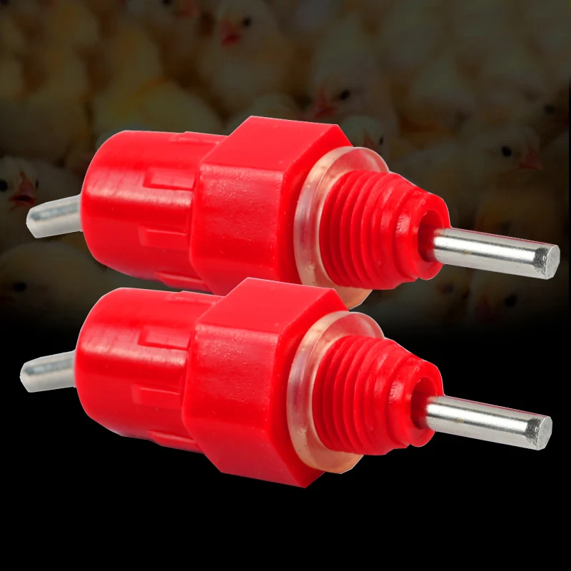 Poultry Chicken Nipples Waterer Drinker