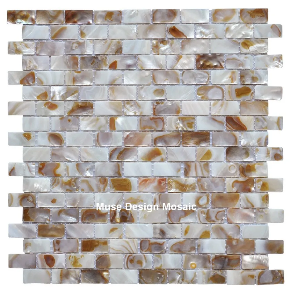 shell mosaic MOP natural colorful kitchen backsplash wallpaper tile bathroom background shower decorative wall tiles