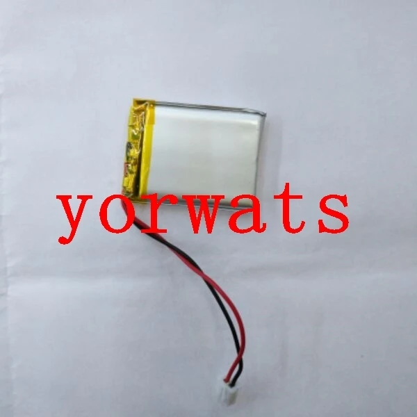 New Hot A Rechargeable Li-ion Cell  3.7V polymer lithium battery 603443 063443 plug 2.54 plug-in card audio navigator