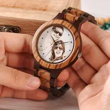 Custom Wooden Photo Men’s Wristwatch #2