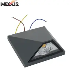 Modern Minimalist LED Wall Lamp Indoor Outdoor Waterproof Wall Lamp Courtyard Aisle Porch Balcony Light Fixture IP65 Ac85-265