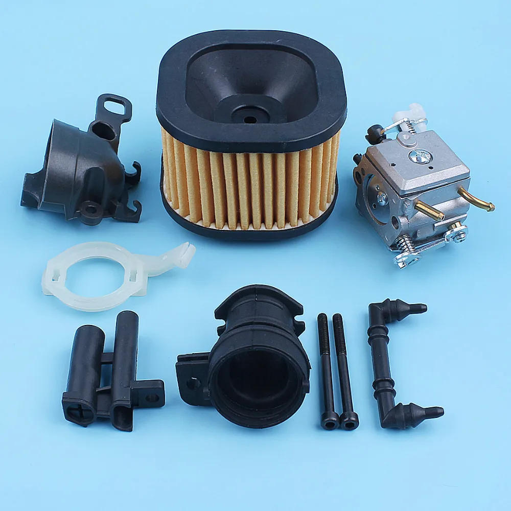 Carburetor HD Air Filter Intake Adaptor Kit For Husqvarna 365 372 371 362 372XPW Chainsaw Carby Carburettor Carb Spare Part