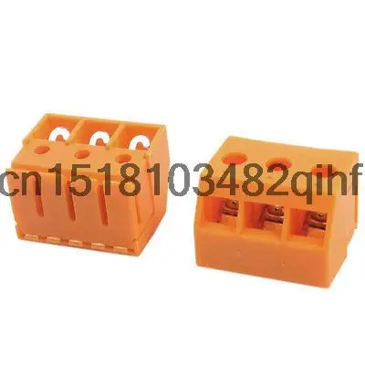 2 Pcs AC 750V 30A 24-8AWG 10mm Plastic Transformer Screw Terminal Block