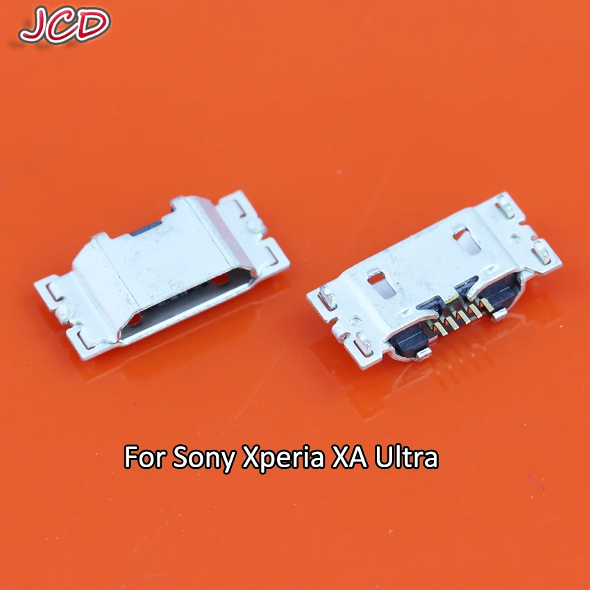 JCD 6 pcs for Sony Xperia XA Ultra C6 F3211 F3212 Mini 5 Pin Micro USB Connector Jack Charging Socket Charger Port repair parts