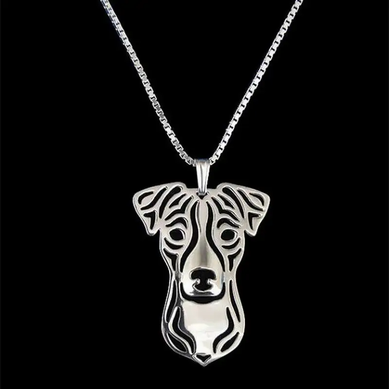 Women\'s Alloy Jack Russell Terrier Jewelry Necklaces Dog Pendant Necklaces For Lovers