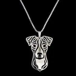 Women's Alloy Jack Russell Terrier Jewelry Necklaces Dog Pendant Necklaces For Lovers