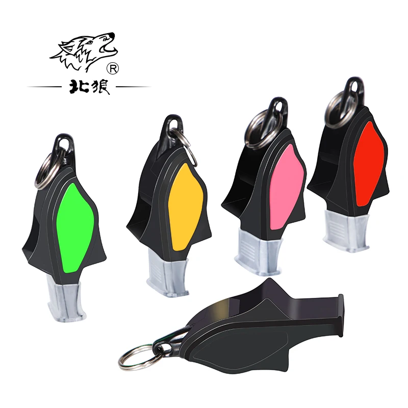 6 pcs Referee Coach Training Professional Dolphin Whistle Basketball Football Sports Waterproof Resin Free Accessories