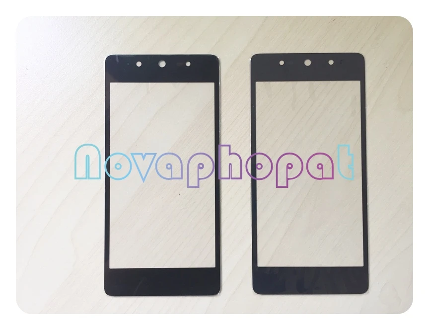 

Novaphopat 4.8" Black Glass Screen For Wiko Selfy Glass Lens Replacement (Not touch screen Digitizer Sensor) + tracking