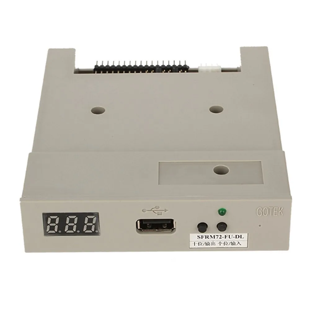 

Gotek 3.5" SFRM72-FU-DL Floppy Drive USB Emulator for 720KB Electronic Organ