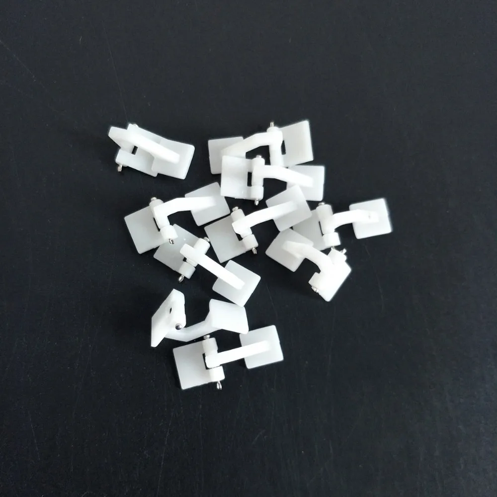 10Pcs RC Plane Airplane Hatch Door Canopy Hinge Connecting Adapting Hinges Adapter Mini Hatch Hinge  For Aileron Parts