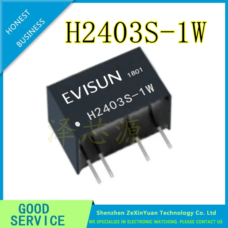 2PCS/LOT H2403S-1W H2405S-1W   H2409S-1W H2412S-1W  H2415S-1W H2424S-1W SIP-4 NEW Power module