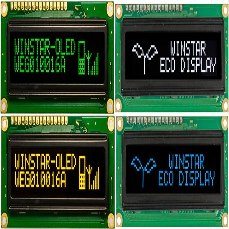 WEG010016A WEG10016A Winstar OLED 2.4, 100 x 16 Dot Matrix Organic Light Emitting Diode Display new and original