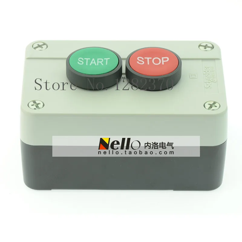 [ZOB] original genuine original 2-hole start stop button box logo pushbutton + button box --5pcs/lot