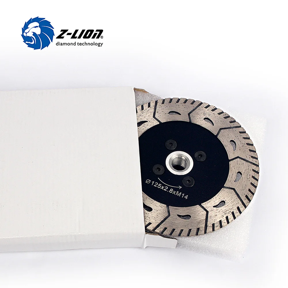 Z-LION 125mm 2pcs Diamond Cutting Wheel Two Side Design Grinding Disc For Granite Marble Stone Tile Multitool Diamond Tools
