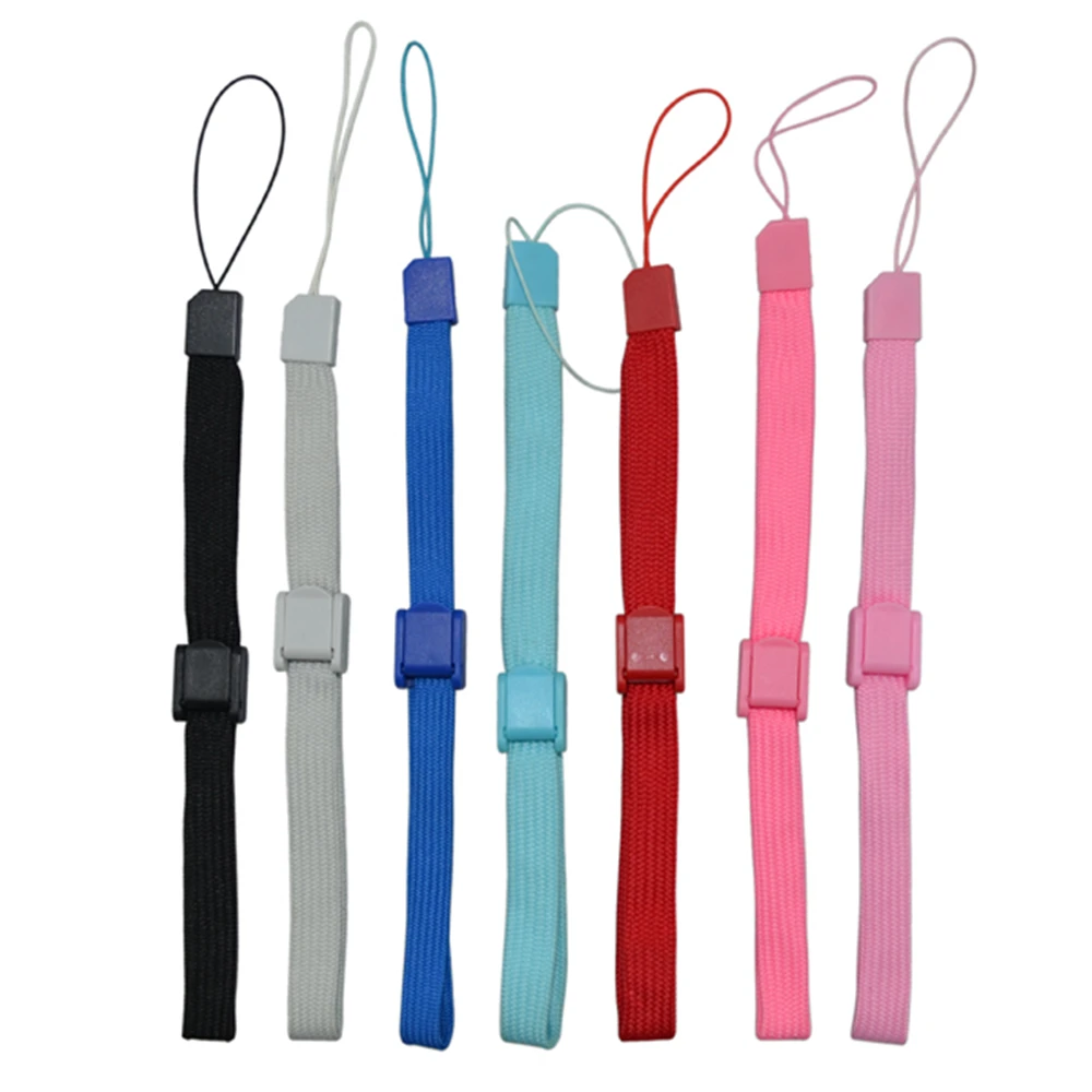 

100 PCS a lot 7 colors Brand New Hand Wrist Strap for Wii remote control&Nunchuck for for PS3 Move Controller