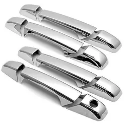 Chrome Door Handle Cover Trims For 07-13 Chevrolet Suburban / Tahoe / Silverado / Avalanche / 07-13 GMC Yukon /Yukon XL / Sierra