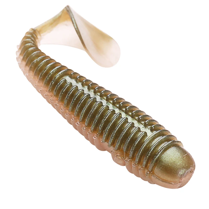 BASSKING Soft Baits 70mm 2.8g T-Tail Silicone Bait Vissen Leurre Worm Peche Isca Artificial Fishing Soft Lure Swimbait Carp Bait