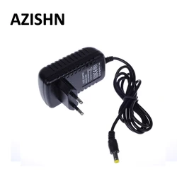 AZISHN EU Type AC 100-240V to DC 12V 2A Power Supply AC/DC Adapters Power Plug Adaptor 5.5x2.1mm for CCTV Camera LED Strip