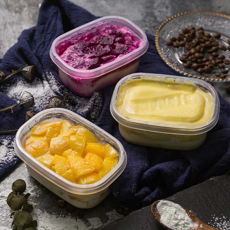 

Lunch Box Cake Box Transparent Case Packing Tool Baking Cookies Fruit Thousand-layer Cake Box Takeout Food Container 10pcs/set