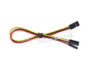 Jumper Wire 3-pin to separated pins 3-pin female connector Length 254mm Color Cable