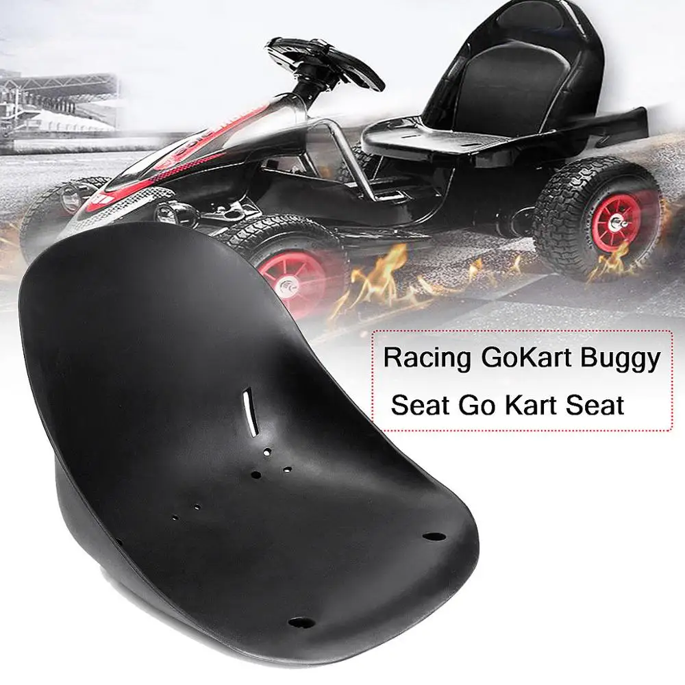 TDPRO Drift Trike Racing Go Kart Buggy Car Seat Saddle Black Plastic Off-Road Racing Seat Cover Motorcycle Bucket Modified Seats