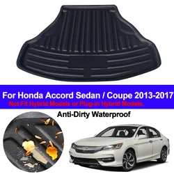 Rear Boot Cargo Liner Trunk Floor Mat Carpets Tray Mats Pad Mat Carpet For Honda Accord Sedan / Coupe 2013 2014 2015 2016 2017