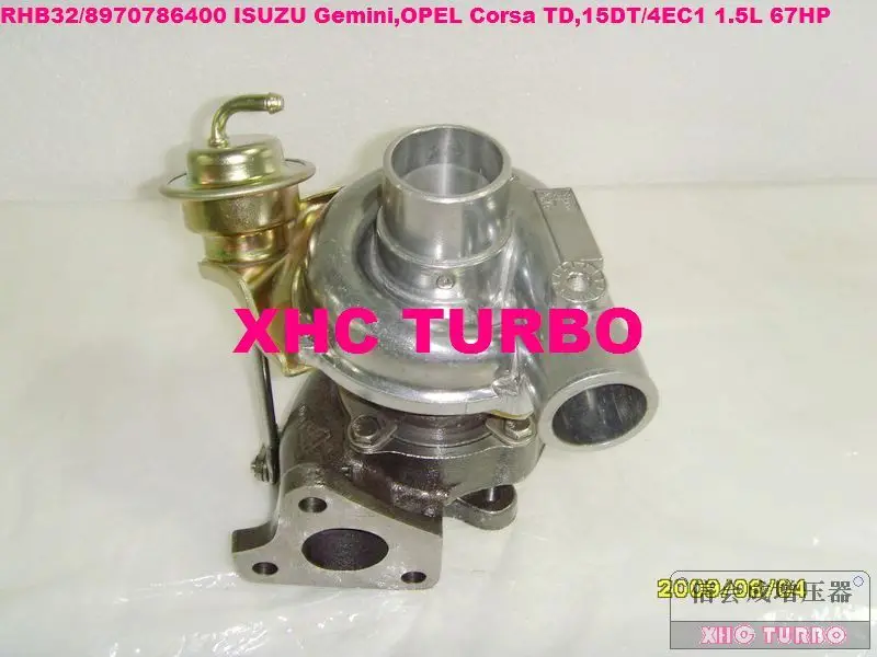 NEW RHB32/8970786400 VE110094 Turbo Turbocharger for ISUZU Gemini,OPEL Corsa TD,15DT/X15DT/4EC1 1.5L 67HP