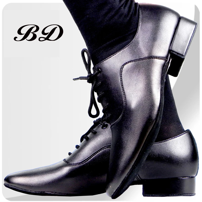 BD Latin Dance Shoes Sports SHOES Ballroom Shoe Modern Oxford Cloth Straight Sole Wearable 301 Jazz Slip-UP Heel 2.5 cm BDSALSA