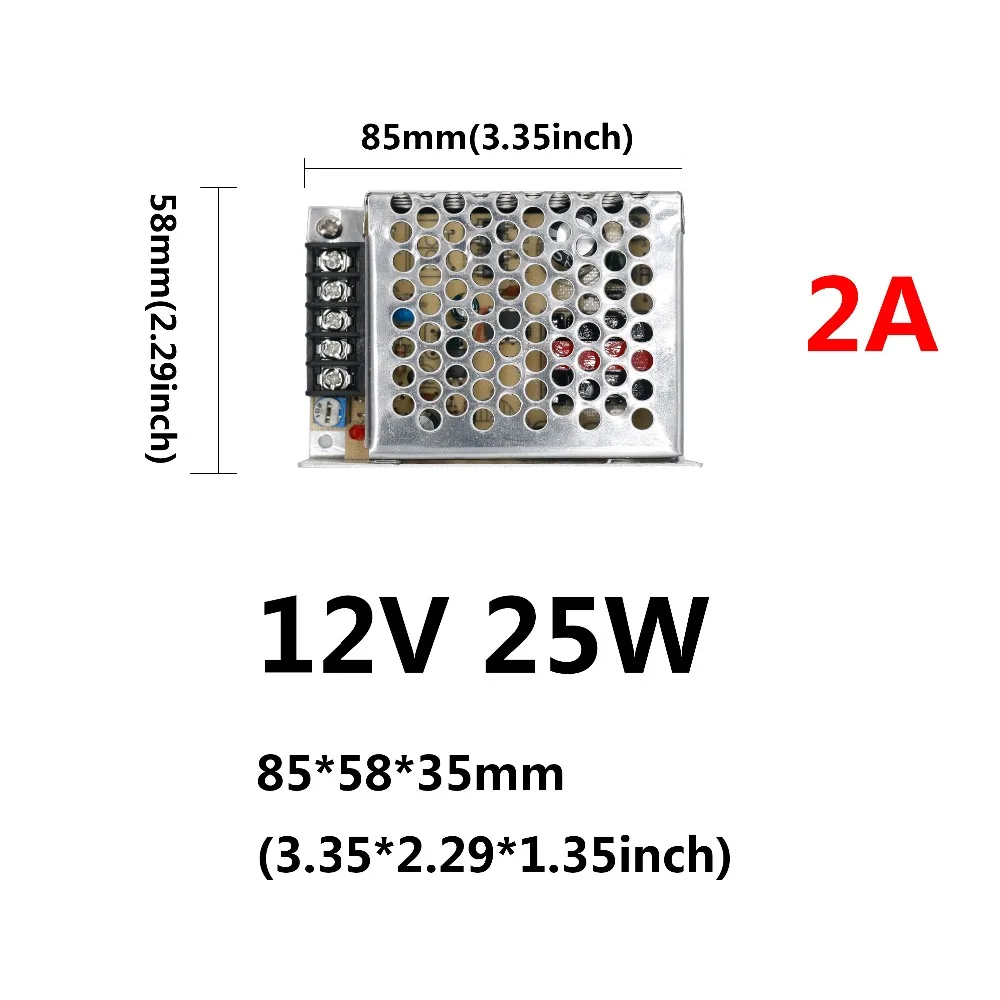 LED-Treiber 220V bis 12V 12W/15W/24W/25W/36W/60W/80W/120W/W für Spannungs regelungs licht transformatoren