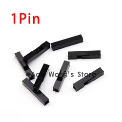 100PCS/LOT 1P Dupont Jumper Wire Cable Housing Female Pin Connector 2.54mm Pitch