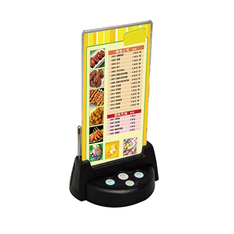 

YCALL 1 Year Warranty Wireless Restaurant Waiter Calling Service Call Bell System Table Beeper Button with Antenna K-G4