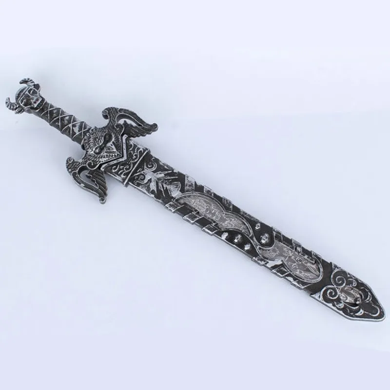 Accesorios de vestir para personas, juguetes para niños, arma de simulación, espada de plástico, Caballero, juguetes para niños de 8 a 11 años, espada de película y Tv 2021