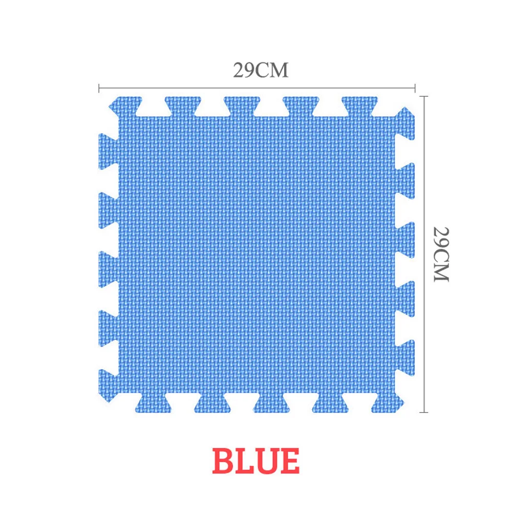 MQIAOHAM 1 pezzo 11,41 pollici * 11,41 pollici * 0,31 pollici Tappetino puzzle da gioco in schiuma EVA per bambini ad incastro