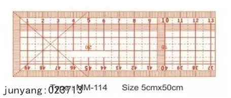 SEWING MACHINE SPARE PARTS & ACCESSORIES HIGH QUALITY SEWING RULER MM-114 MULTI-FONCTION RULER