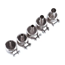 New Arrivel 5PCS Universal Nozzle for 850 852D 898 858 Soldering Station Hot Air Gun Stations Gun Nozzle