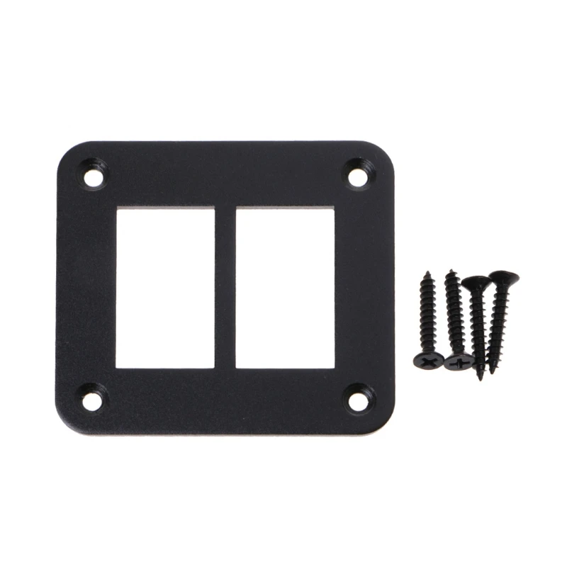 OOTDTY 2/3/4/6 Way Aluminum Rocker Switch Panel Housing Holder FOR ARB Carling Narva Boat Type Auto Parts Switches Parts
