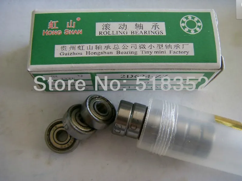 2D624-ZZ OD13mmx ID4mmx T5mm 2D Lớp Miniature Ball Bearings Sử Dụng cho EDM Hướng Dẫn Wheel, Wire Cut EDM Phụ Tùng