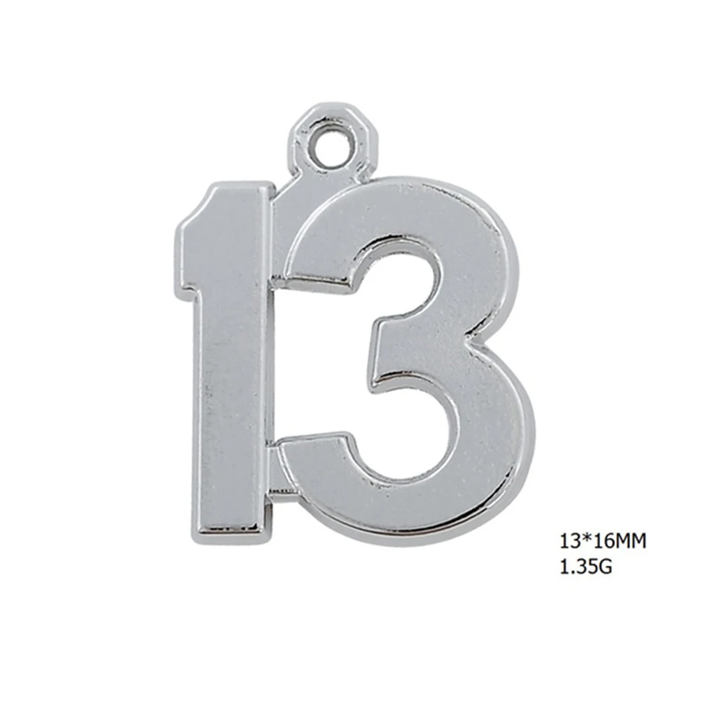 Skyrim 20pcs 13-25 Lucky Number Birthday Charm for DIY Jewelry Making Handmade Pendant  13 14 15 16 17 18 19 20 21 22 23 24 25