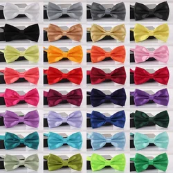 HOOYI 2019 Bow Ties for Men Wedding Bowtie Mariage Business gravata Party Shirt Polyester Handmade Gift Butterfly